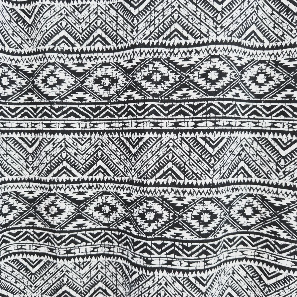 Arizona Jean Co Maxi Skirt Girls L‎ Plus 14.5-16.5 Black White Tribal Aztec Boho